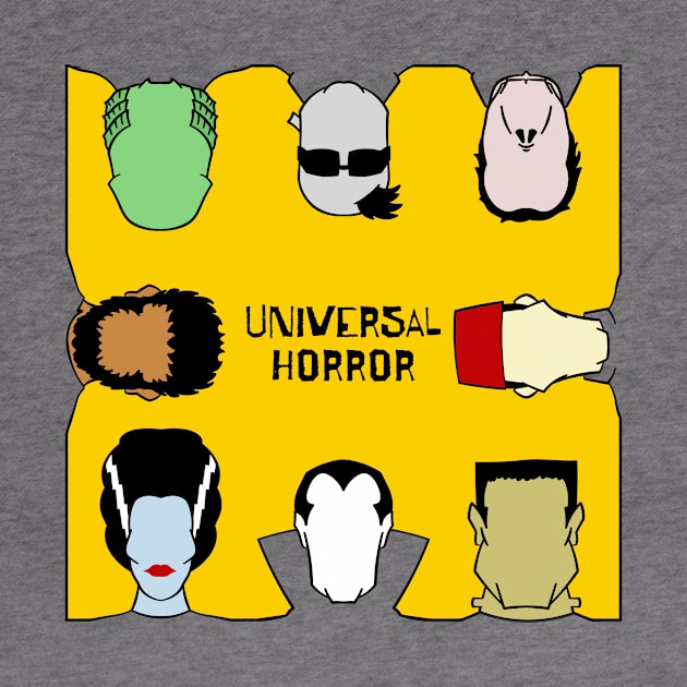 Universal Horror Squared by sbsiceland